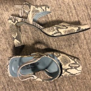 Henry Ferrera Snake Skin Shoes l SZ 38